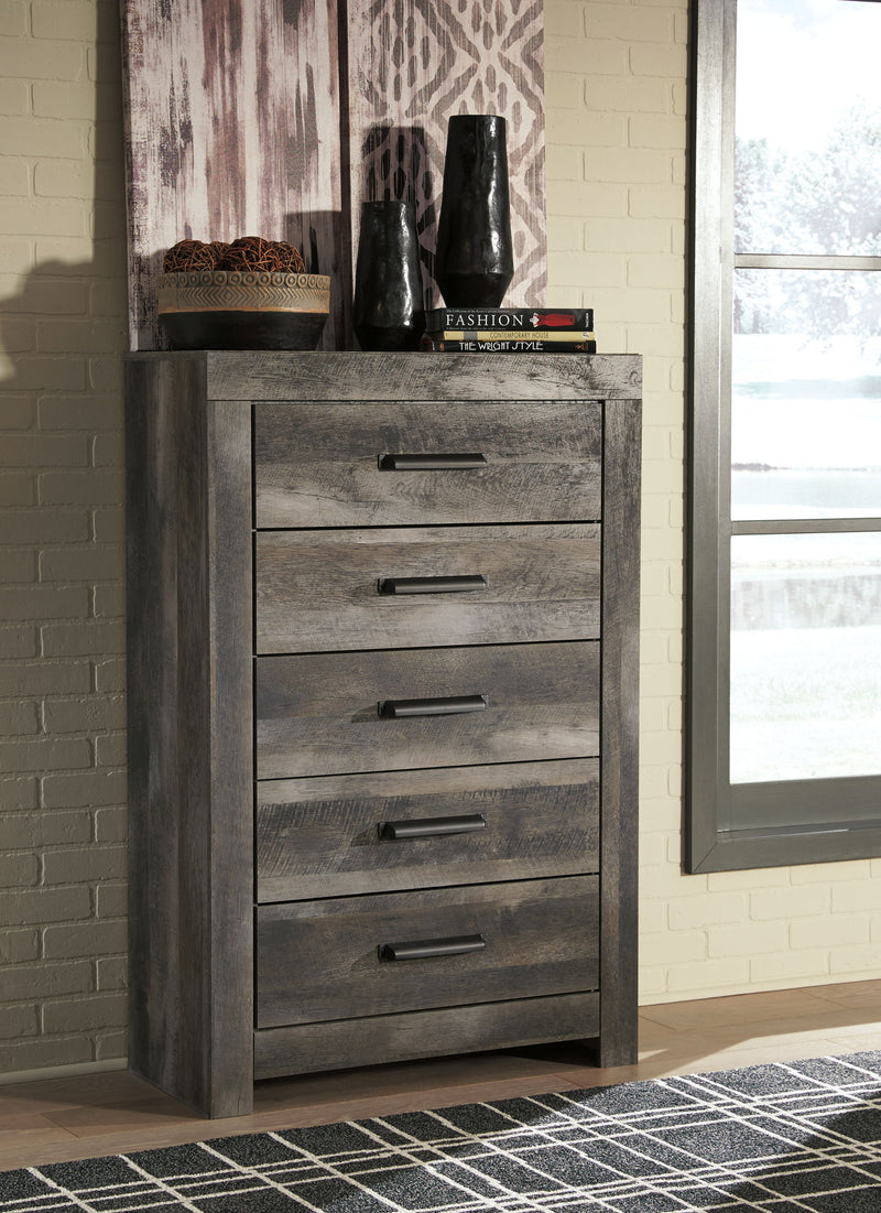 Wynnlow - Five Drawer Chest - Gray