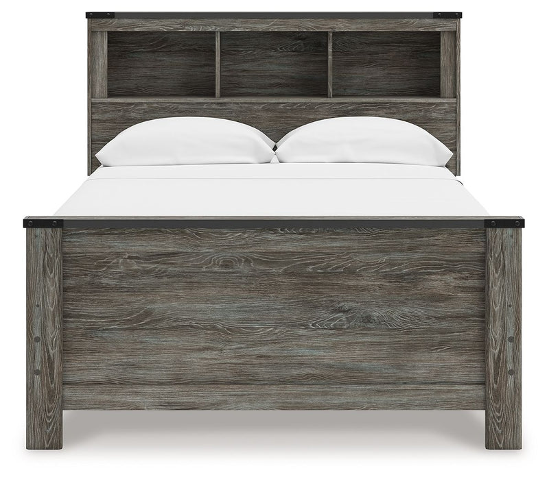 Frandern - Bookcase Panel Bed