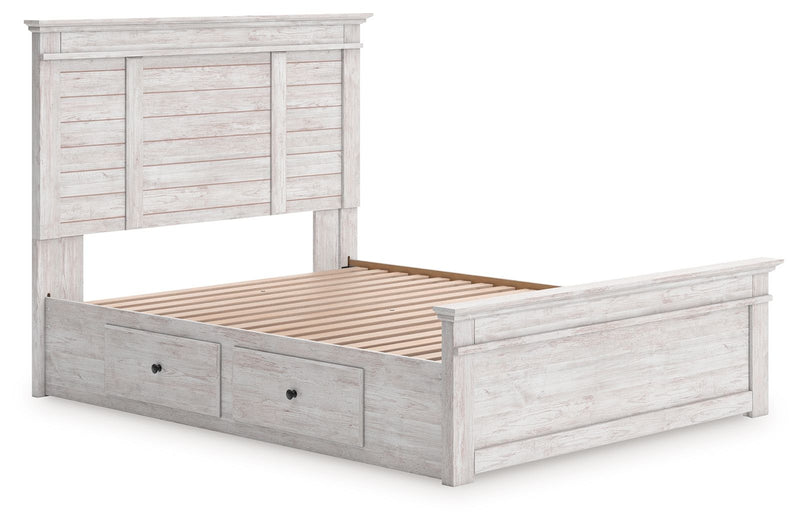 Makidern - Panel Storage Bed