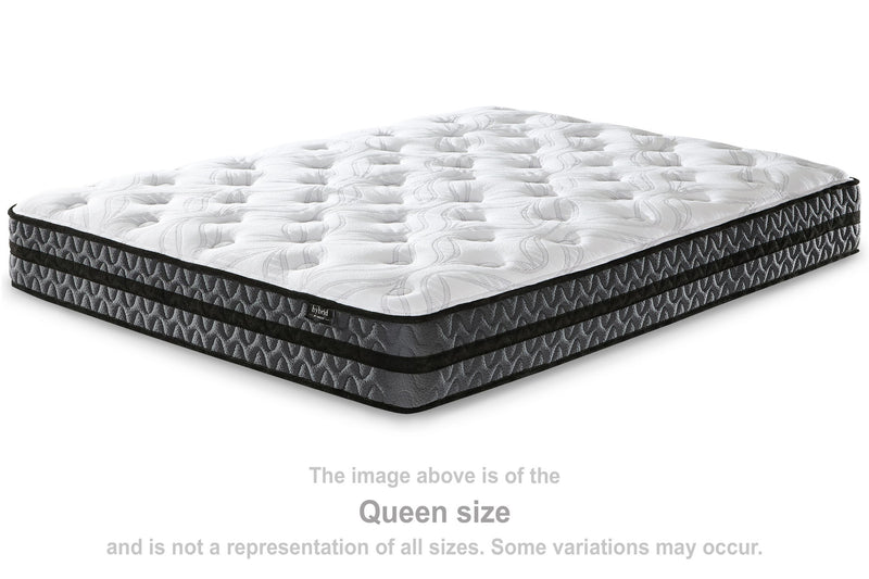 10 Inch Pocketed Hybrid - Full Mattress - White
