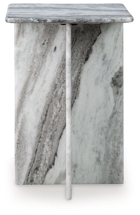 Keithwell - Square Accent Table - Gray