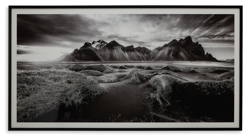 Delstone - Wall Art - Black / White