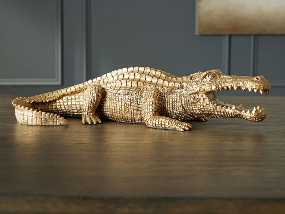 Lauretman - Sculpture - Antique Gold Finish