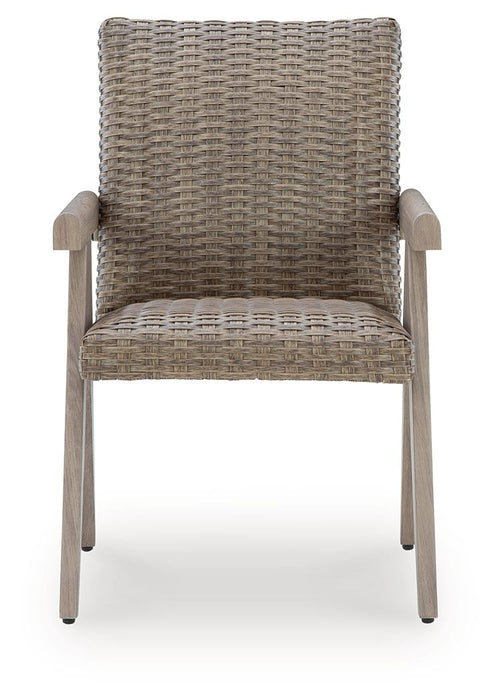 Cliff Trails - Arm Chair (Set of 2) - Beige