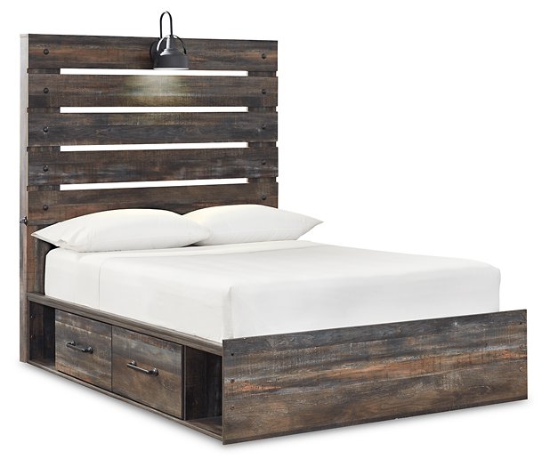 Drystan Bed with 2 Storage Drawers