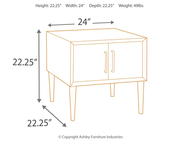 Kisper End Table