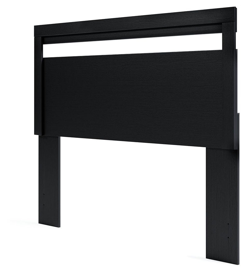 Finch - Queen Panel Headboard - Black