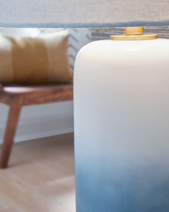 Lemrich - Ceramic Table Lamp  - White