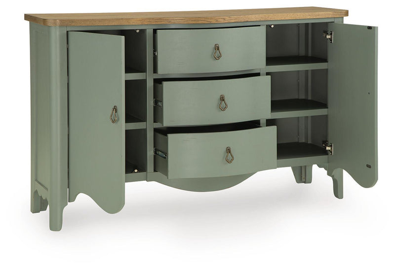 Actonville - Accent Cabinet - Antique Green
