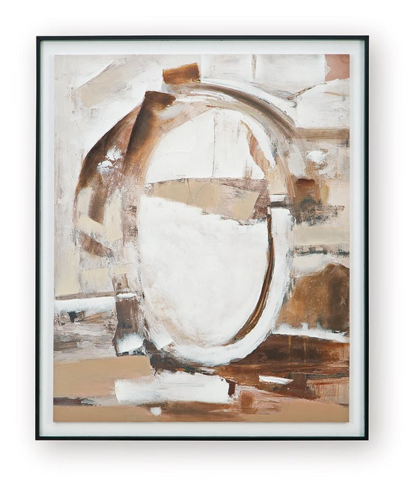 Bradlow - Wall Art - Brown / White / Black