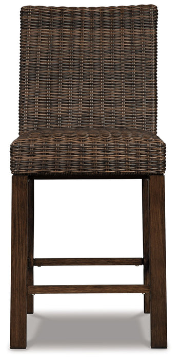 Paradise Trail - Barstool (Set of 2) - Medium Brown