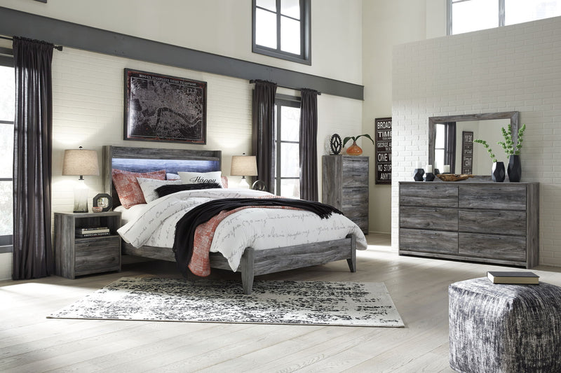 Baystorm - Panel Bedroom Set - Gray