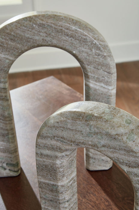 Keithton - Sculpture Set (Set of 2) - Taupe
