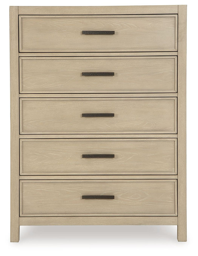 Calmoro - Five Drawer Chest - Gray