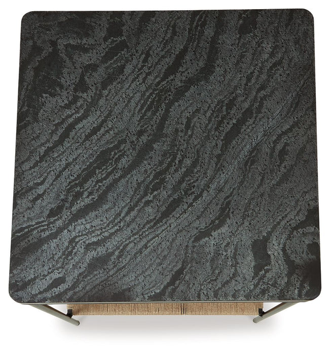 Minrich - Accent Table - Black / Natural