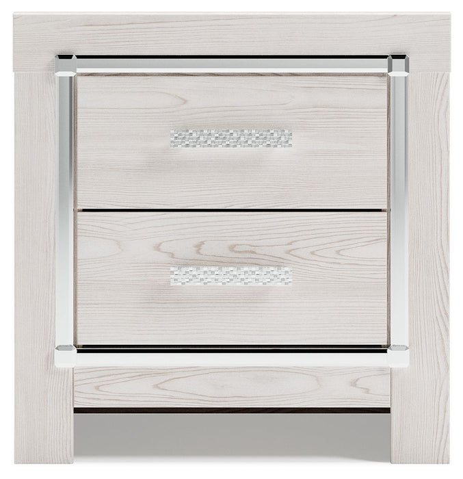Altyra - Two Drawer Night Stand - White